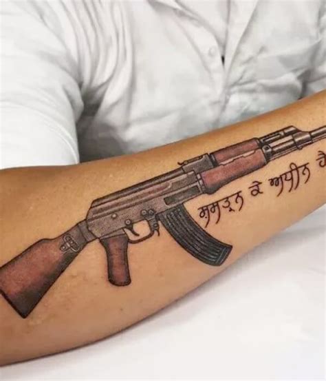 ak 47 tattoo|aesthetic ak 47 tattoo.